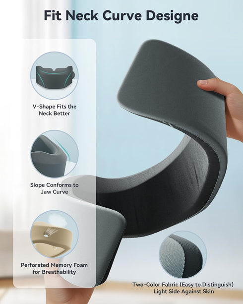 Neck Brace for Sleeping, For Relief Neck Pain and Provide Support Soft Cervical Collar, Neck Support Keep Vertebrae