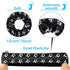 WILLBOND Soccer Hair Ties, 20 Pieces Satin Sport Scrunchies for Girls, Women, Player Team, Christmas (White, Black)