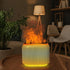 LIFFY Essential Oil Diffuser - Fireplace Fire Flame Aromatherapy Diffuser, Mist Humidifier with Multi-Color LED Lights