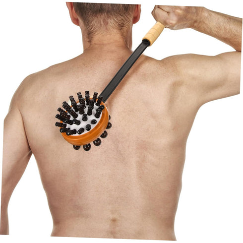 Hammer Portable Handheld Back Massage with Double Sided Design Bendable Long Handle for Neck Waist Legs and Muscle