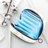 MUOOUM Sanitary Napkin Storage Bag, Gold Glitter Marble Painted Menstrual Cup Pouch, Portable Sanitary Napkin Pads