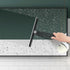 Shower Squeegee 2 Packs, 360° Rotating Black Silicone Scraper for Glass Doors, Tile, Countertop Cleaning