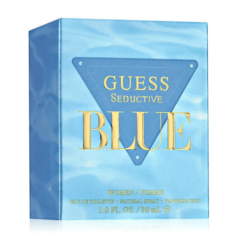GUESS Seductive Blue Eau de Toilette Perfume Spray for Women, 1.0 Fl. Oz.