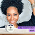 NaturAll 2 Oz Black Smoothing Edge Control Glaze | Medium Hold Moisturizing Styler Hair Curl Cream for Defined Curls