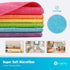 Orighty Microfiber Cleaning Cloths, 60 Pack, Lint Free, Highly Absorbent Rags for House, Kitchen, Car Care (12x12 inch)