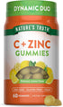Nature's Truth Vitamin C Gummies with Zinc for Adults | 60 count