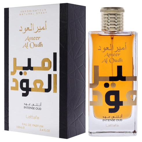 Lattafa Ameer Al Oud Intense Oud Eau de Parfum Spray - 3.4 Ounce for Unisex