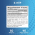 Jarrow Formulas 5-HTP, 90 Veggie Caps, Supports Melatonin Production & Serotonin Synthesis, Mental Health & Sleep