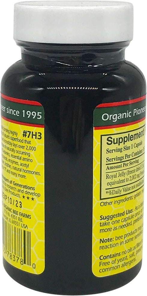 YS Eco Bee Farms 35 YS BEE Farms Pure Royal Jelly Capsules, CT