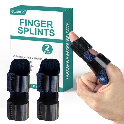 Trigger Finger Splint, Mallet Finger Brace for Index, Middle, Ring Finger - Tendon Release & Pain Relief