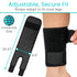 Vive Shin Splint Compression Wrap (Pair) - Adjustable Brace for Pain Relief, Support and Recovery - Lower Calf