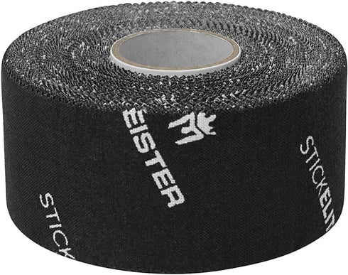 Meister StickElite Professional Porous Athletic Tape - 15yd x 1.5" - 2 Rolls, Black