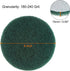 HARFINGTON 15pcs Drill Power Brush 4 Inch Tile Scrubber Scouring Pads 180-240 Grit for Bathroom and Kitchen