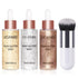 UCANBE 3 Pcs Face Body Glitter Liquid Highlighter, Illuminator Dewy Drops with Makeup Brush, 50ml/1.69oz x 3