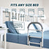 Lunderg Bed Assist Rail for Seniors with Non-Slip Grab Bar - Easy to Install Bed Rails for Elderly Adults Safety