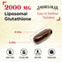 Liposomal Glutathione 2000 mg - Active L-Glutathione with L-Serine, L-Glycine & Sulforaphane, 120 Softgels
