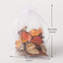50PCS Organza Bags, 4x6 inches Small Drawstring Mesh Bags for Jewelry Gift Packaging, Party, and Festival (White)