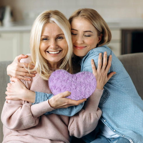 Pack, Atsuwell Microwavable Heating Pad, Warm Compress Moist Heating Scented Lavender Throw Pillow and Flaxseed Fluffy