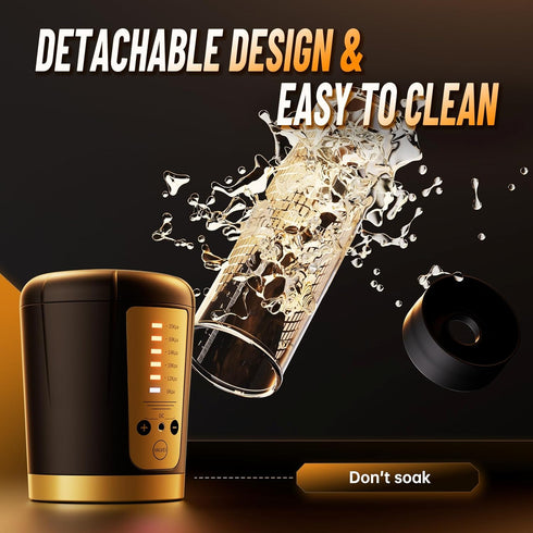 Rewuwa 5 (6 Male Penis Pump Sex Toys, Automatic Enlargers & Extend Pump for Men with Training Modes, Adult Toys for Men