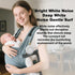 HGJMMX 12-Hour 24 Portable Sound Machine - Perfect for Travel & Baby, White Noise Machine with Battery & Gentle Night