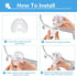 N20, 2 Packs, Replacement Cushion for ResMed AirFit Nasal Mask Cushion Replacement, Reliable Seal Perfect Fit, Large