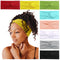 Tobeffect Headbands for Women Non Slip Boho Turban Elastic Head Wrap, Solid Color 8 Pack
