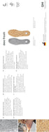 pedag Deo Fresh Natural Terry Cloth & Sisal Insoles, Handmade in Germany, Fully Washable, Grey, US W13 M10 / EU 43,