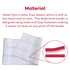 Dealmed Large Abdominal Binder 3-Panel, 9", 60"-75” Waist Compression Wrap for Core Support and Muscle Tone