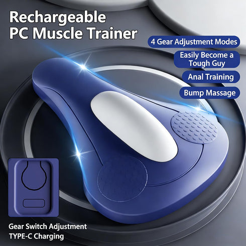 NUSQO 4 Smart Pelvic Floor Muscle Trainer Adjustable Vibration Modes, PC Muscle Training for Women and Men, Quiet