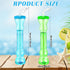 Jingmore 15 17 oz Frozen 5 Pcs Dumbbell Shaped Cups Straw Water Bottle with Straws and Lid for Drinking Margaritas Cold
