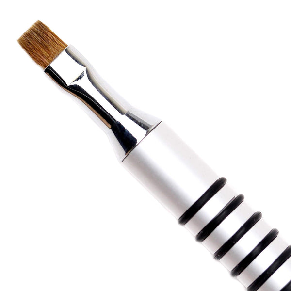 Whats Up Nails Pure Color #3 Flat Brush for Clean Up Around Nail Cuticles