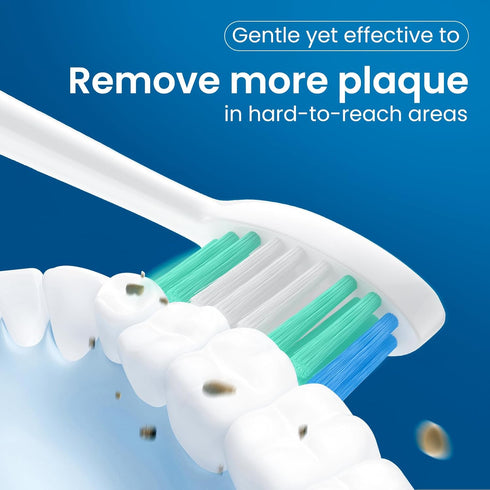 Replacement Toothbrush Heads 10 Pack - Compatible with AquaSonic Black Series, Vibe Series, Black Series Pro, Duo
