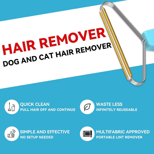 Pet Hair Remover, Dog Cat Hair Remover, Lint Remover, Carpet Rake for Pet Hair Removal from Furniture