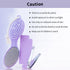Nykaa Naturals Foot Care Kit - 4 in 1 Pedicure Tool, Nail Clipper, Feet Scrubber - Lavender - 3 pc