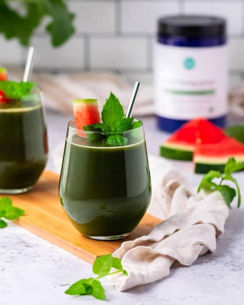 Ora Organic Greens Powder - Vegan, Gluten-Free Super Greens Drink for Energy and Detox, 20+ Superfood Greens Blend