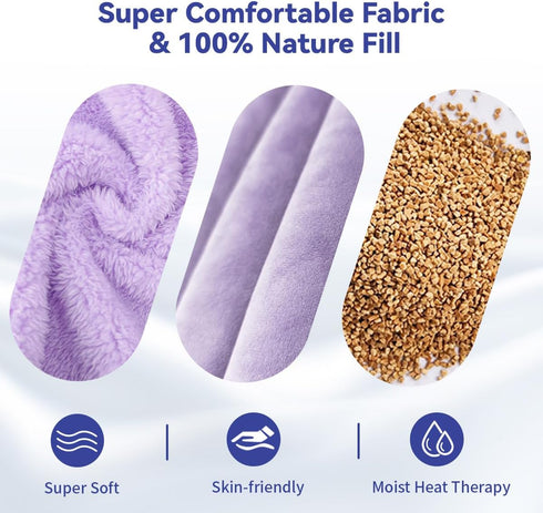 NEWGO Hand Warmers Mitt Microwavable Heating Pad for Hands, Heated Gloves for Hand Arthritis, Stiff Joints, Trigger