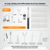 Electric Vibration Flosser - Power Flosser for Adults, Reusable Teeth Cleaner with Toothbrush, Water Flosser