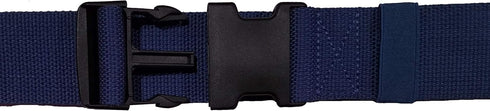 Gait Belt with Plastic Buckle by LiftAid - Transfer and Walking Aid, 60"L x 2"W, Navy Blue