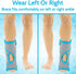 Pack Inflammation, Vive Ankle Ice Wrap - Foot Cold/Hot Compression Brace - Adjustable Freeze Support