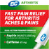 BC Powder Arthritis Pain Reliever, Aspirin Dissolve Packs, 50 Count Powder Packets