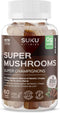 SUKU Vitamins - Super Mushroom -Reishi Chaga, Turkey Tail & Lions Mane