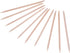 Kare & Kind 100x Double-Sided Orange Wood Nail Sticks, Cuticle Pusher Remover Cleaner for Manicure Pedicure