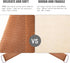 3 Pcs African Exfoliating Net Sponge, Bathing Shower Cloth Kit for Back, Body, Face - Brown
