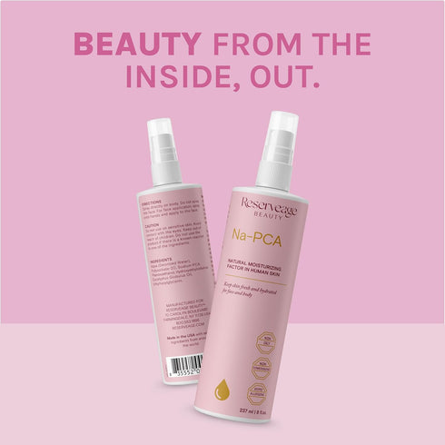 Reserveage Na-PCA Spray - 8 Fl Oz Moisturizing Body Lotion for Dry Skin, Anti Aging Face Moisturizer with Eucalyptus