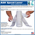 ASO Speed Lacer Ankle Stabilizer, White, Medium
