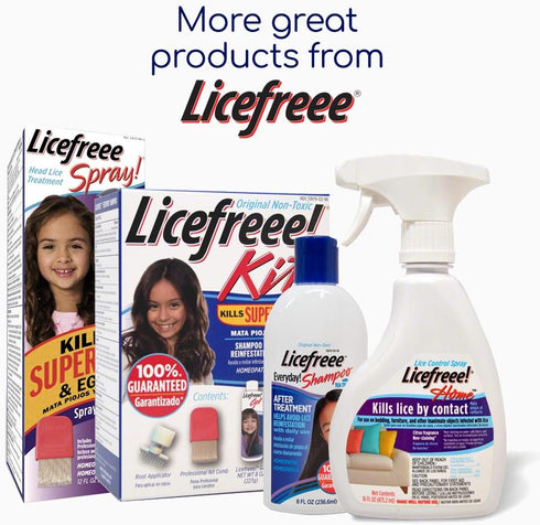 Licefreee Everyday Shampoo, Daily Maintenance Lice Shampoo, 8 Fluid Ounces