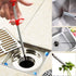 Drain Snake Clog Remover, Flexible Grabber Claw Pick Up Reacher for Toilet, Sewer, Shower, Kitchen, Bathroom Cleaning