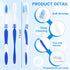 200 Prepasted Disposable Toothbrushes Individually Wrapped, Soft Bristle for Hotel, Camping, Travel, Gift for Homeless