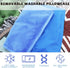 Reusable Ice Pad, Hot Cold Pack for Injuries, Large Back Pain Relief, 13x9.5 inch Blue, Pillow Ice Pad
