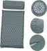 WEKAMOS Set Acupressure Massage Mat and Pillow Non-Slip Acupoint Massage Pad with Carrying Bag for Back and Neck Relief